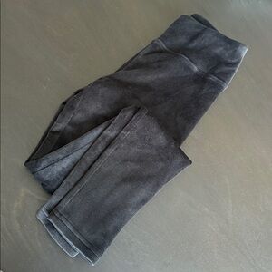 Black Velvet Leggings